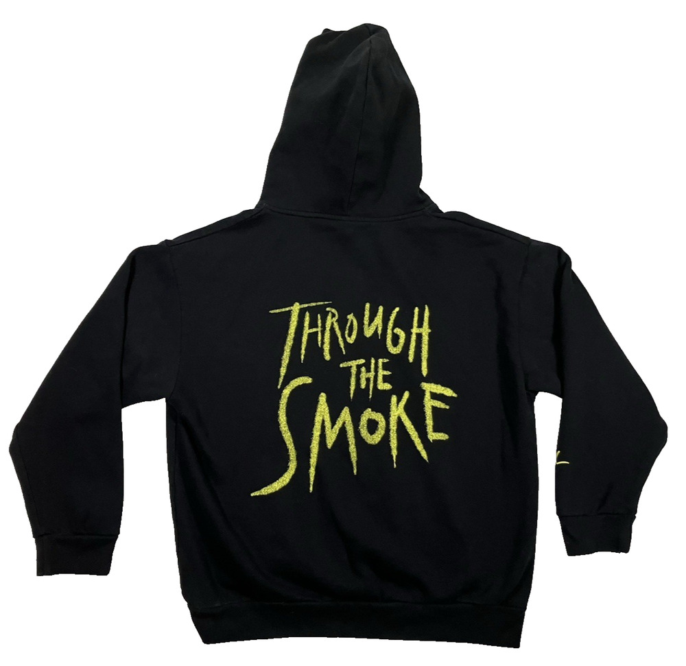 Nate Smith Country Artist Through The Smoke Black Pullover Hoodie Merch Size XL